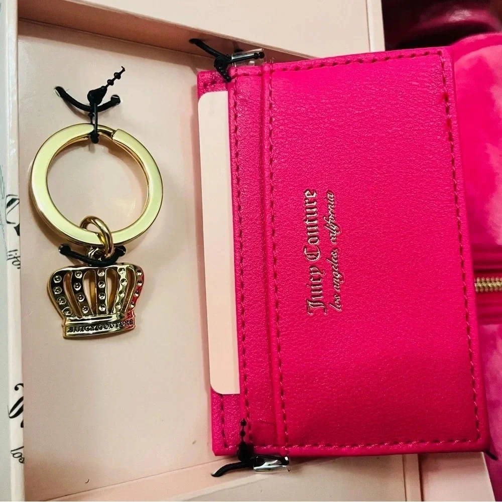 Juicy Couture Pink Velvet Backpack & Wallet Gift Set – NWT
